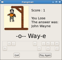 Hangman screenshot